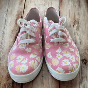Keds Original Pink Floral Sneakers Women’s Size 7.5
